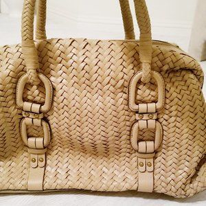 BEAUTIFUL Cole Haan (NWOT) leather Handbag/Bowling bag!